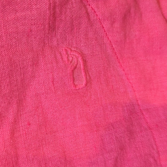 New Vineyard Vines Sweet Taffy Pink Ombre Linen Blend Lucaya Tunic - Picture 8 of 9